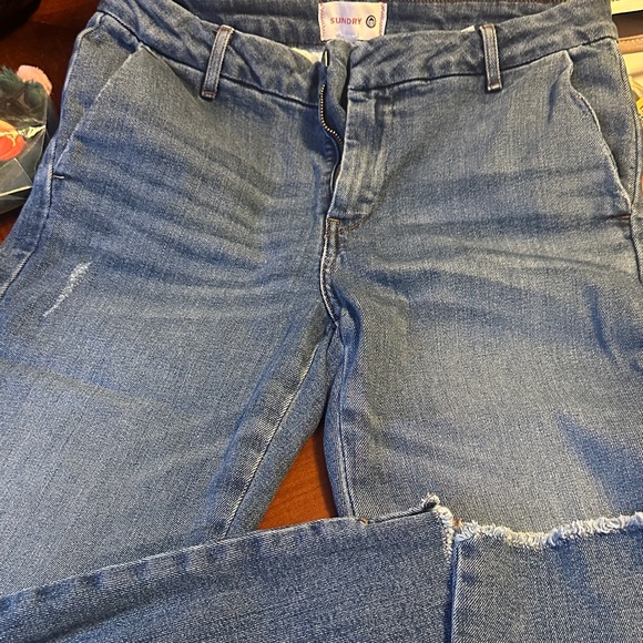 Sundry Women's Classic Denim Skinny Jeans - Picture 1 of 6